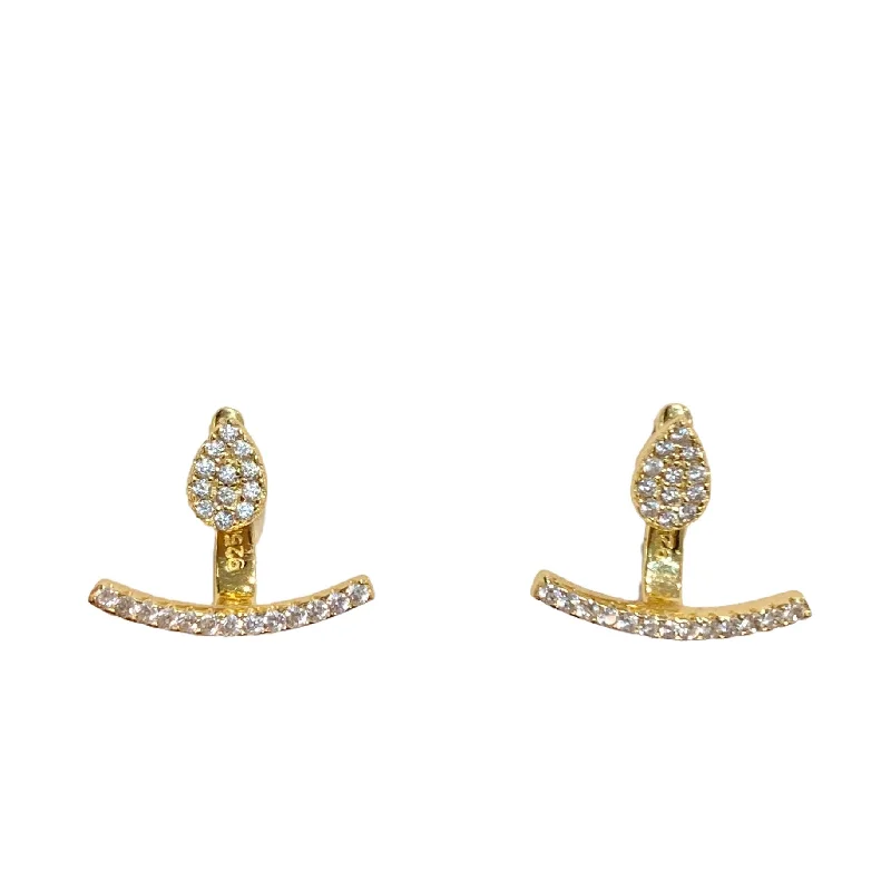 Ladies chandelier earrings-Jacklyn Teardrop Jacket Earrings