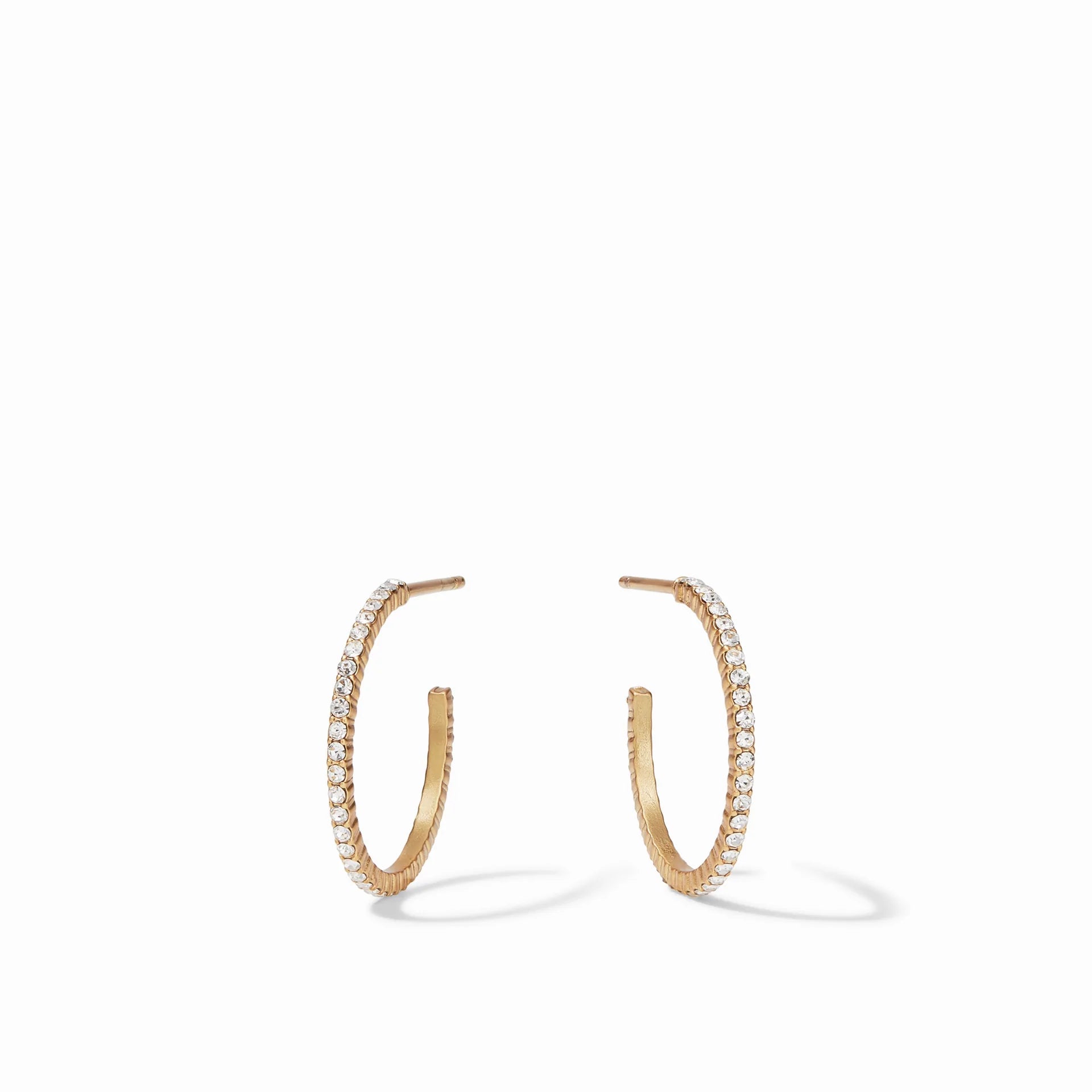 Ladies fashion jewelry earrings-WINDSOR HOOP EARRING