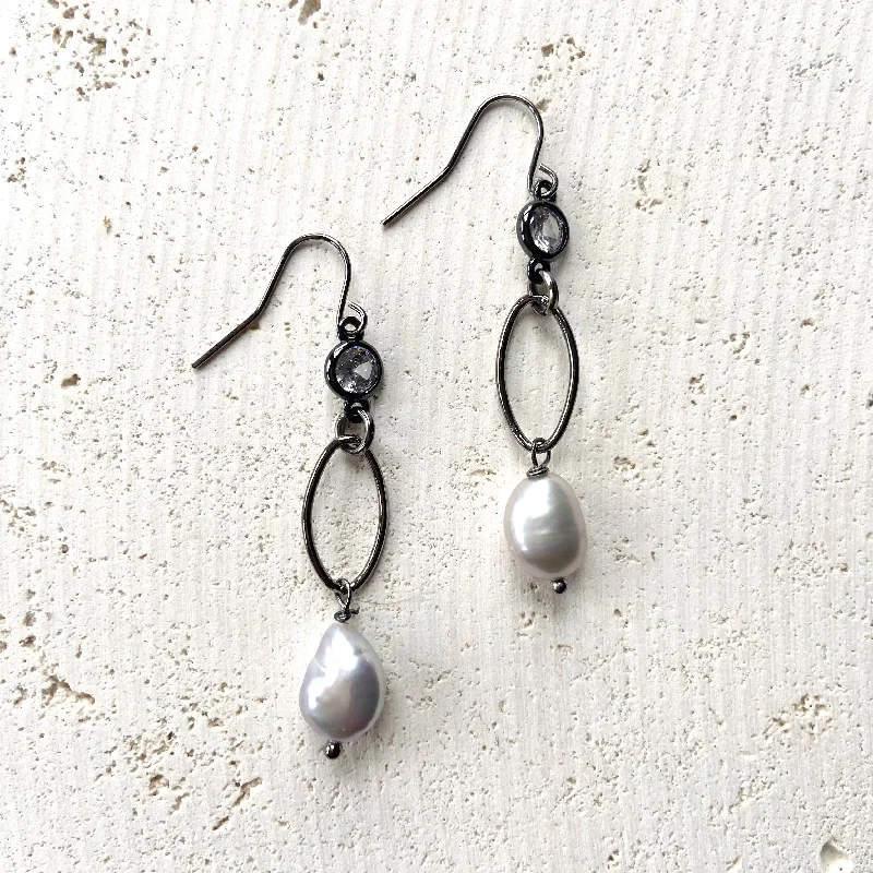 Ladies hanging earrings-E23059