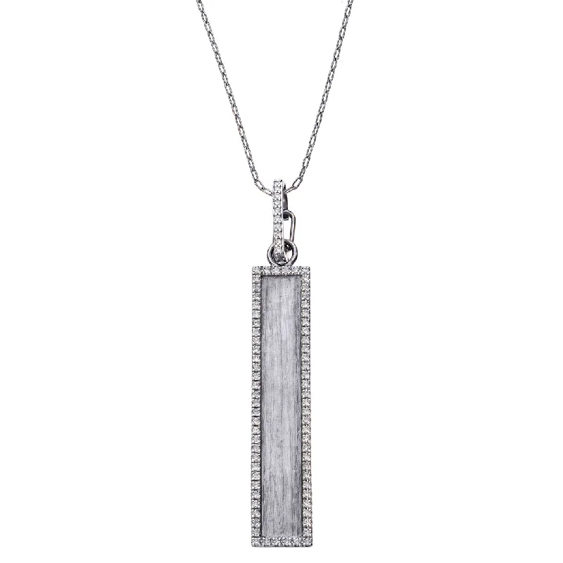 Ladies layered necklace-Hollie Pendant Silver