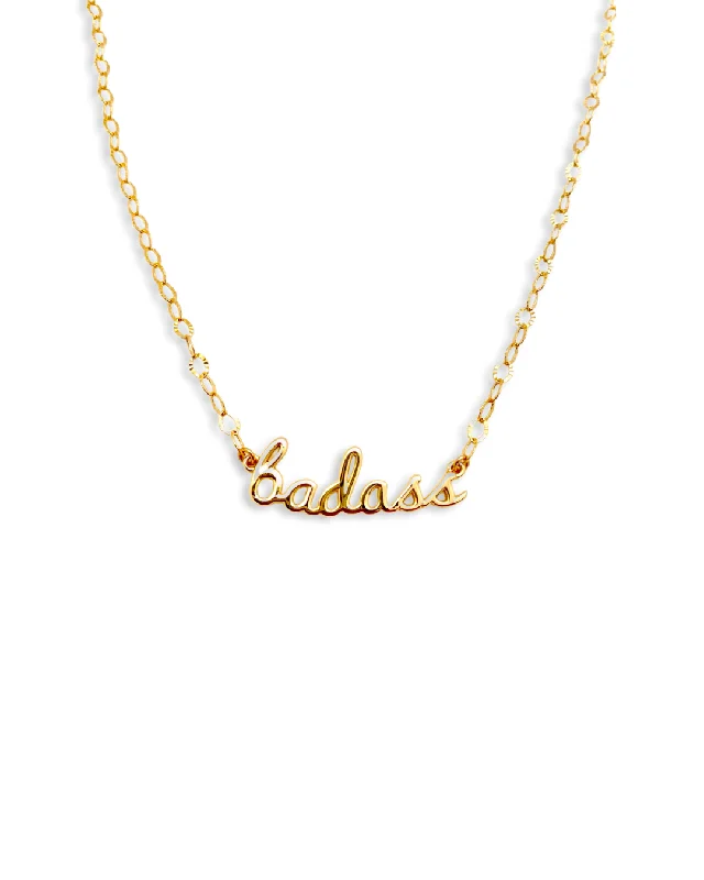 Ladies chic necklace-Badass Necklace