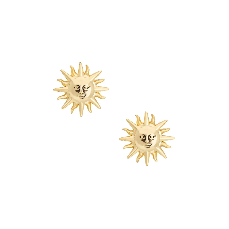 Ladies large earrings-Solis Studs