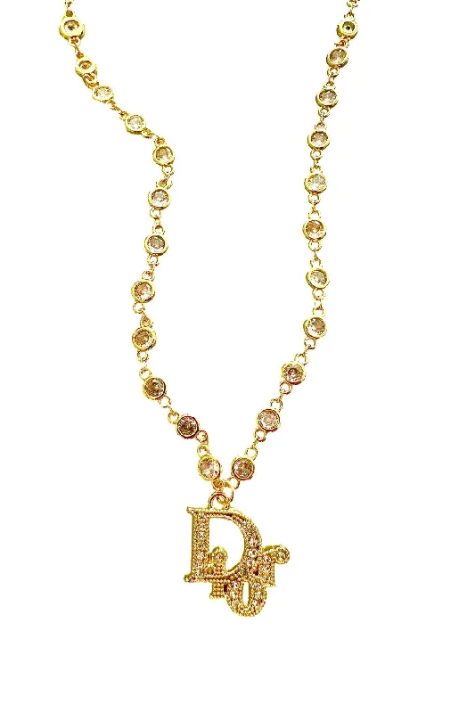 Ladies fashion necklace-DR CZ Necklace