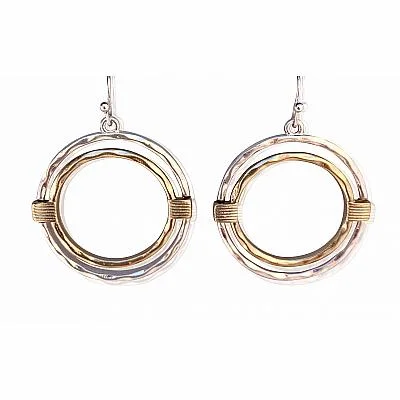 Ladies twisted earrings-Meghan Browne Overton Earring - Silver