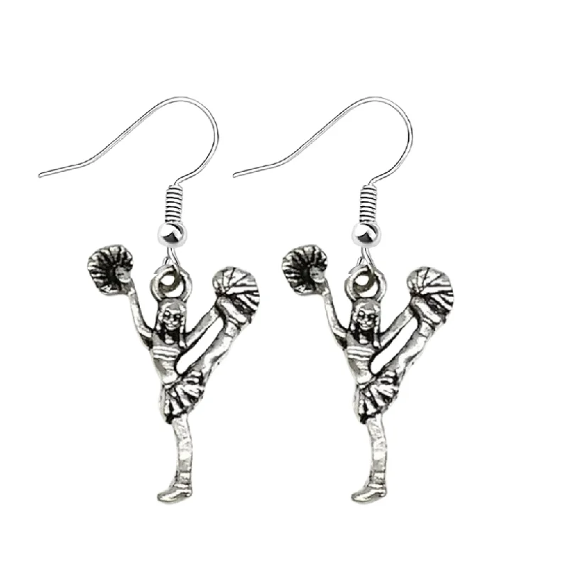 Ladies unique gemstone earrings-Cheerleader Earrings