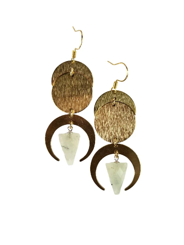 Ladies gemstone drop earrings-The Nicole Earrings Collection