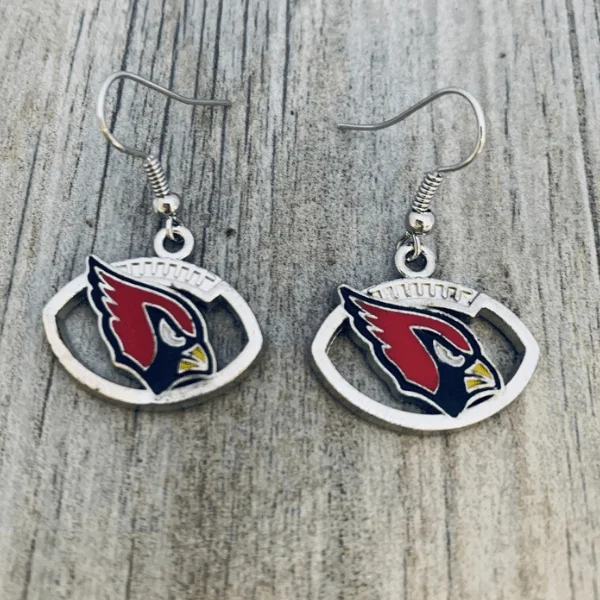 Ladies ear cuffs earrings-Arizona Cardinals Earrings