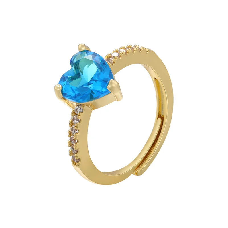 Golden Deep Sea Blue Diamond