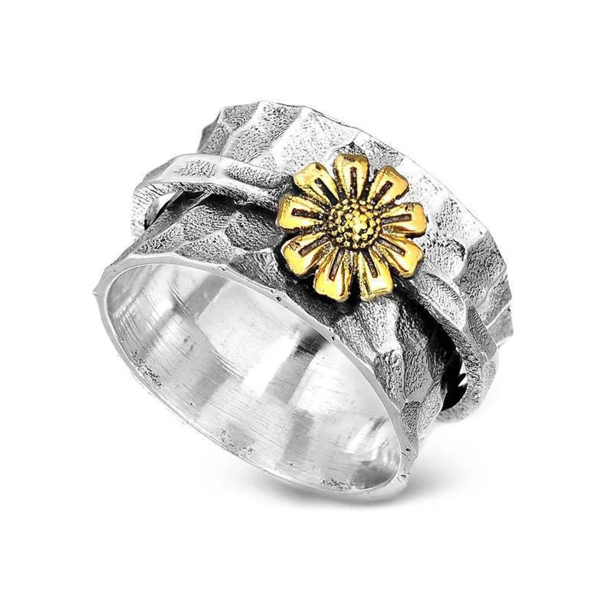 Ladies minimalistic ring-Fashion Chrysanthemum Metal Plating Metal Women's Rings