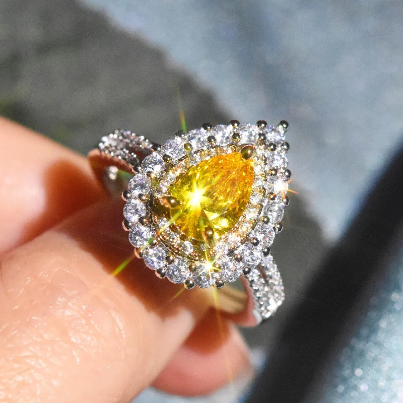 Yellow Diamond Ring