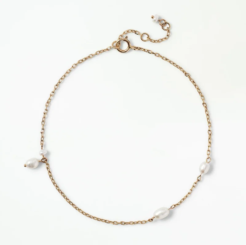 Ladies tennis bracelet-Wwake | Pearl Spindle Bracelet