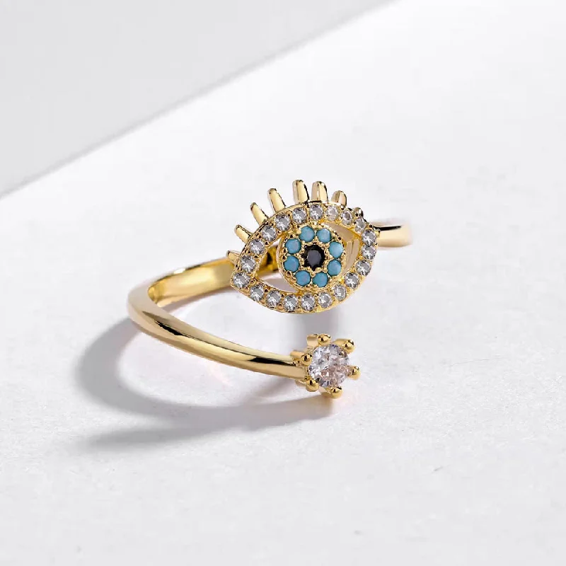 A Golden Eye Ring